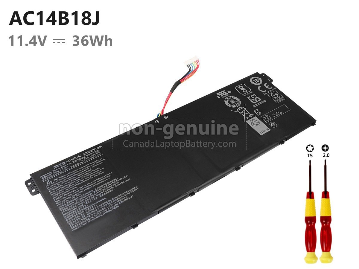 replacement Acer Aspire ES1-531-P7W5 battery
