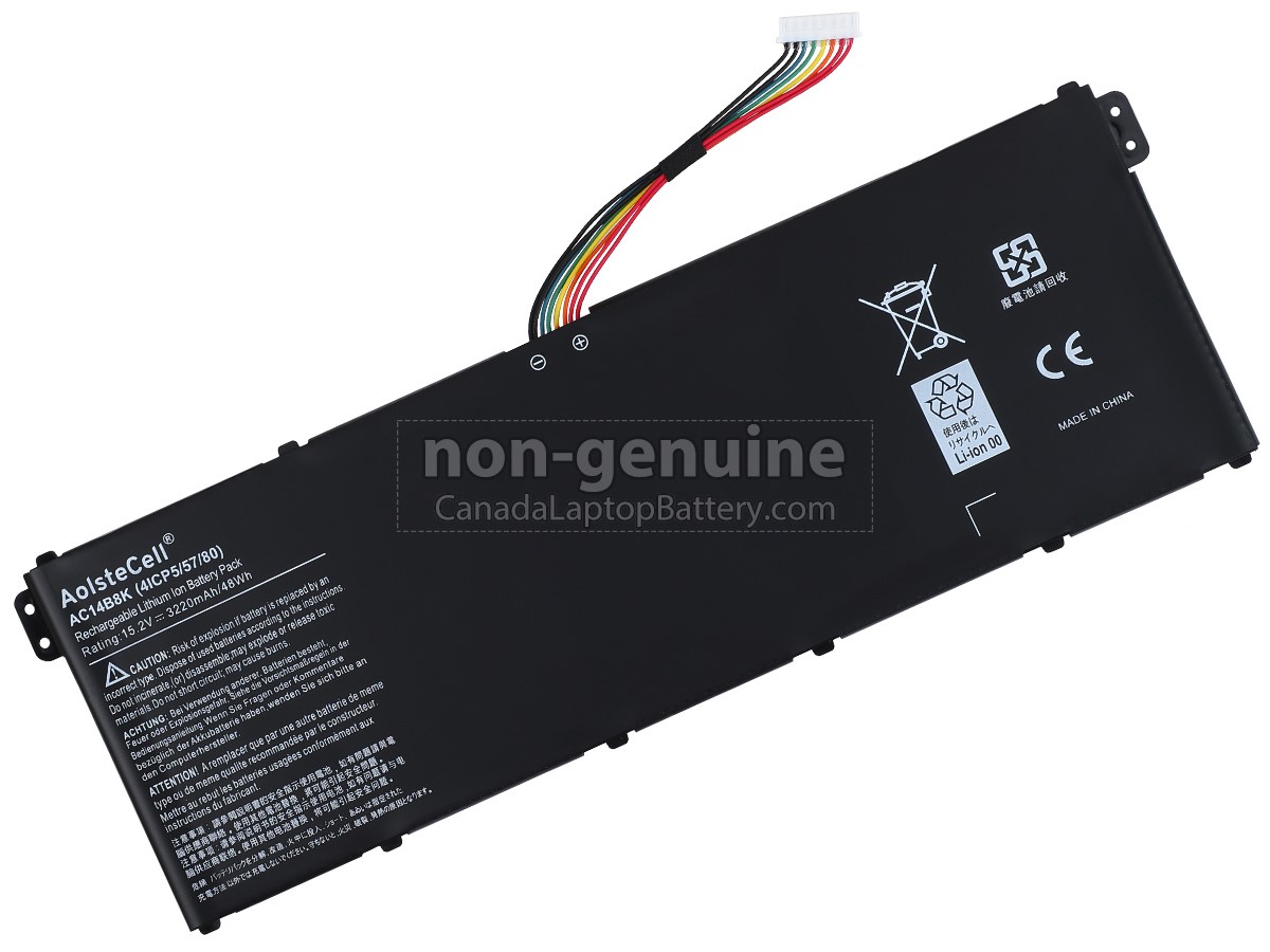 replacement Acer AC14B7K battery