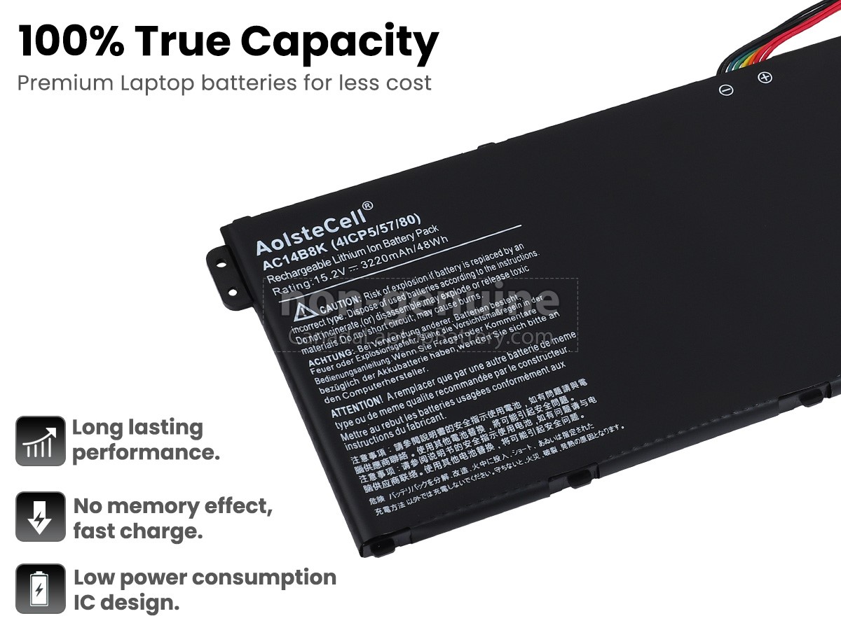 replacement Acer TravelMate P276-MG-34NP battery