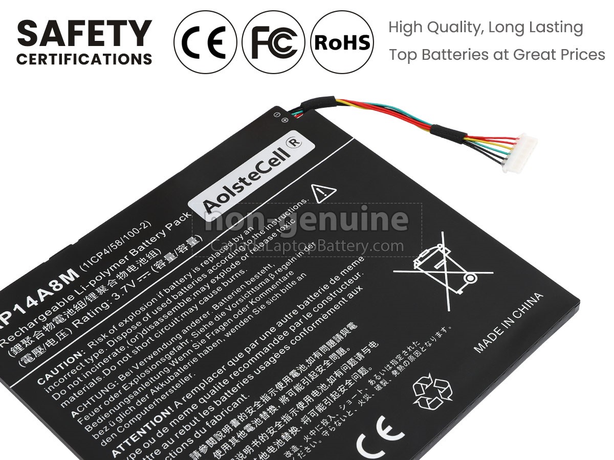 replacement Acer SWITCH 10 SW5-011-12VU battery