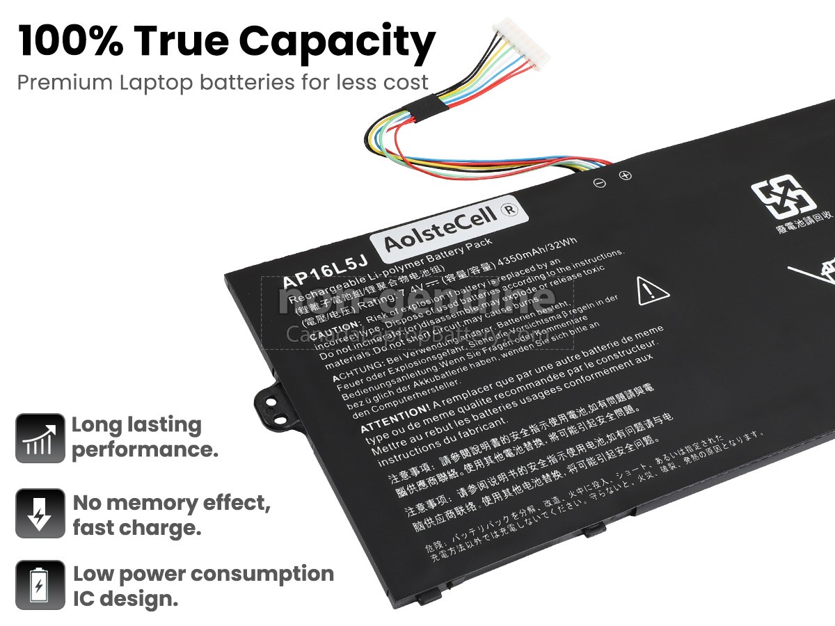 replacement Acer SWIFT 5 SF514-52T-83G0 battery