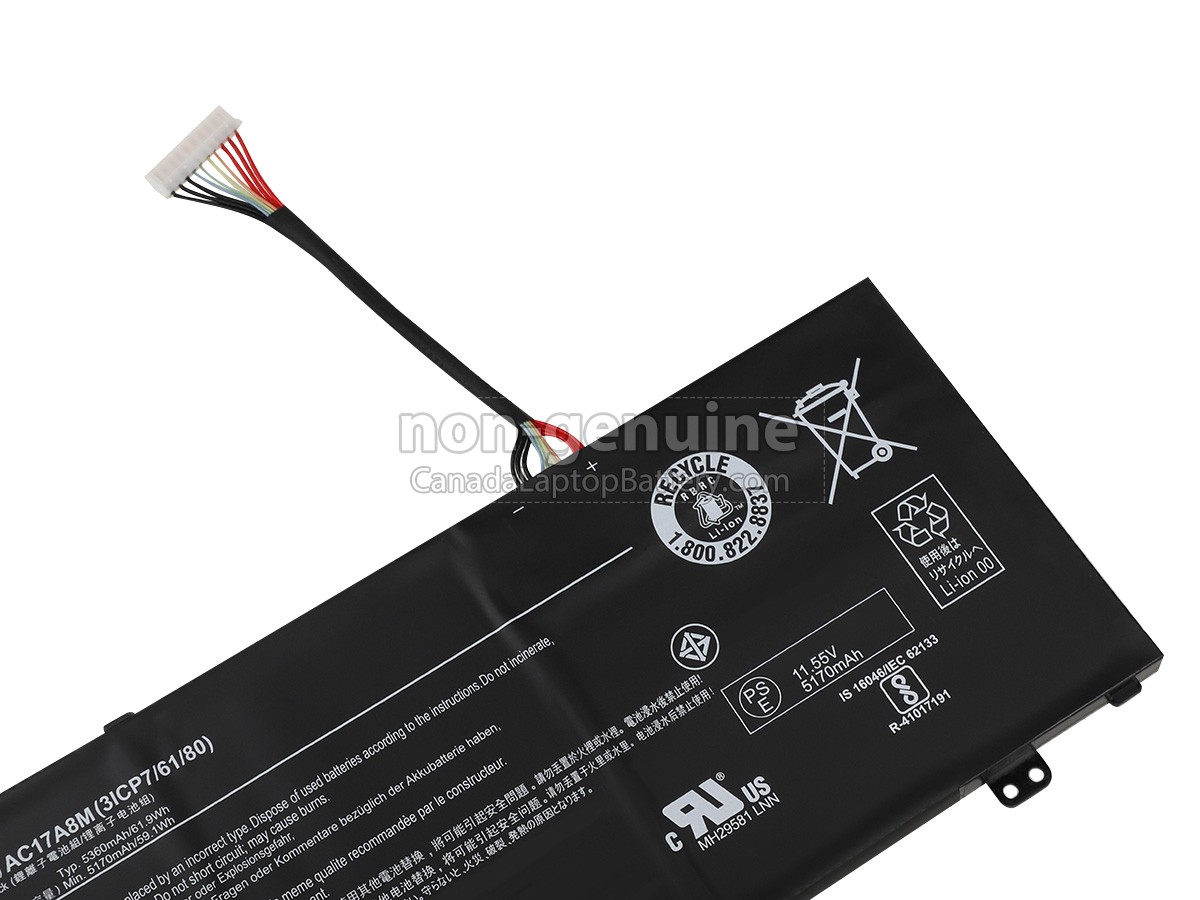 replacement Acer SPIN 3 SP314-52-51K3 battery