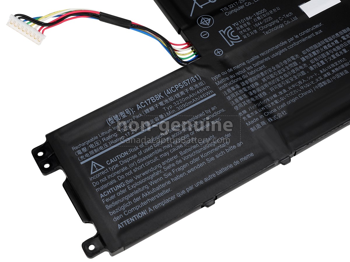 acer swift 3 replace battery