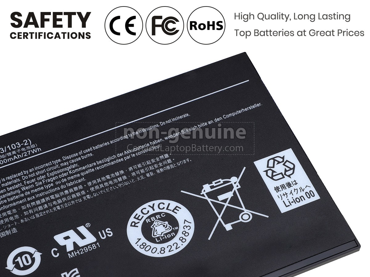 replacement Acer Iconia Tab W510 battery