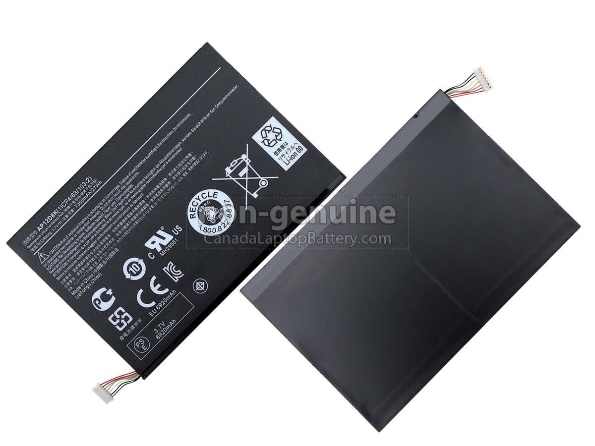 replacement Acer Iconia Tab W510 battery