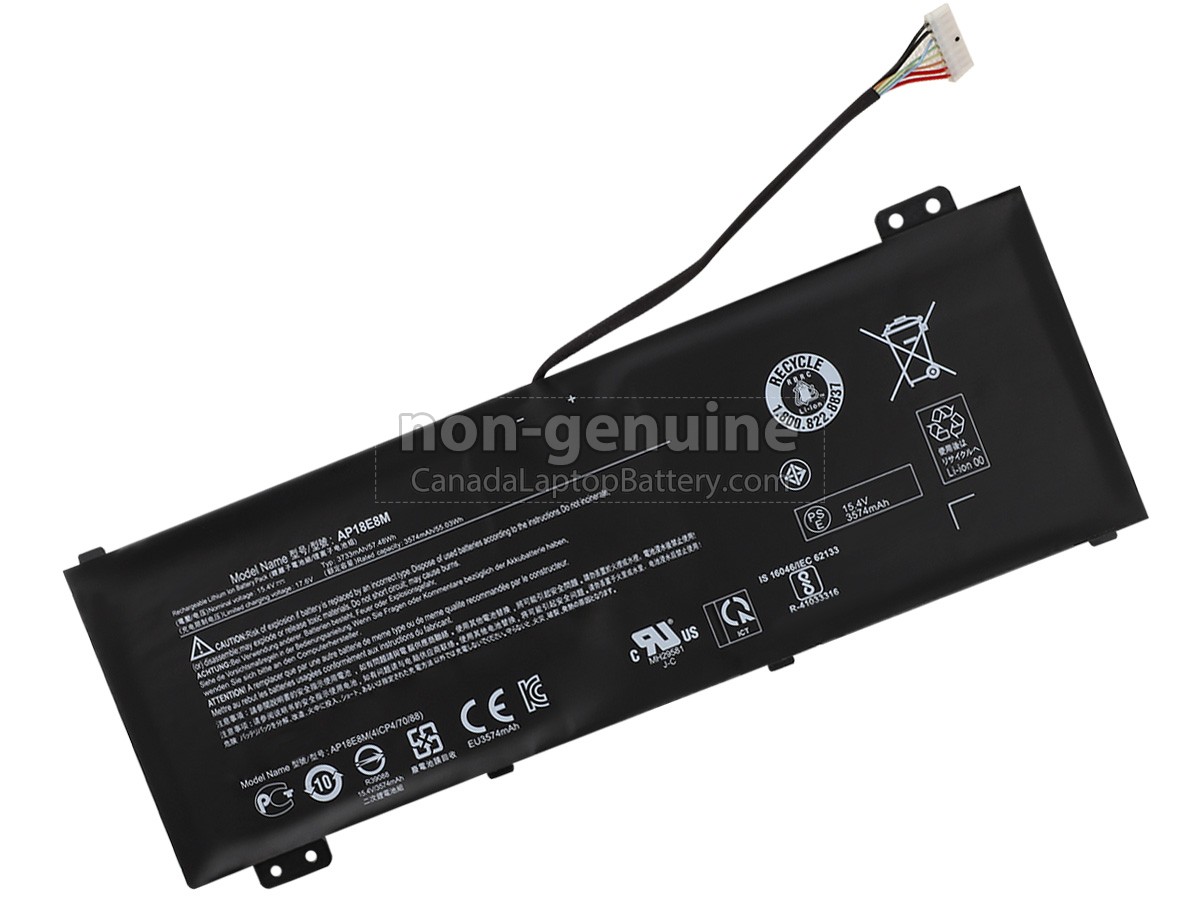replacement Acer NITRO 5 AN515-54-76KC battery