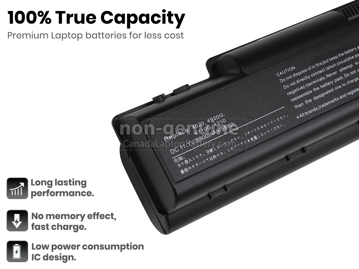 replacement Acer BT.00607.066 battery