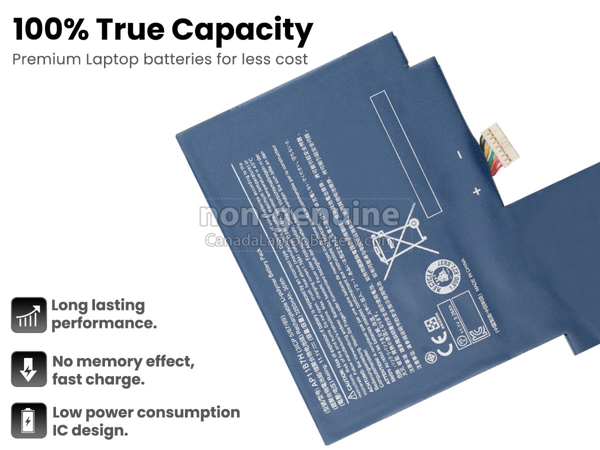 replacement Acer Iconia W500P-C52G03ISS battery