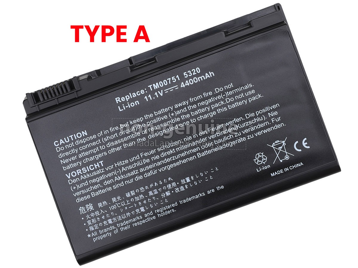 replacement Acer BT.00607.008 battery