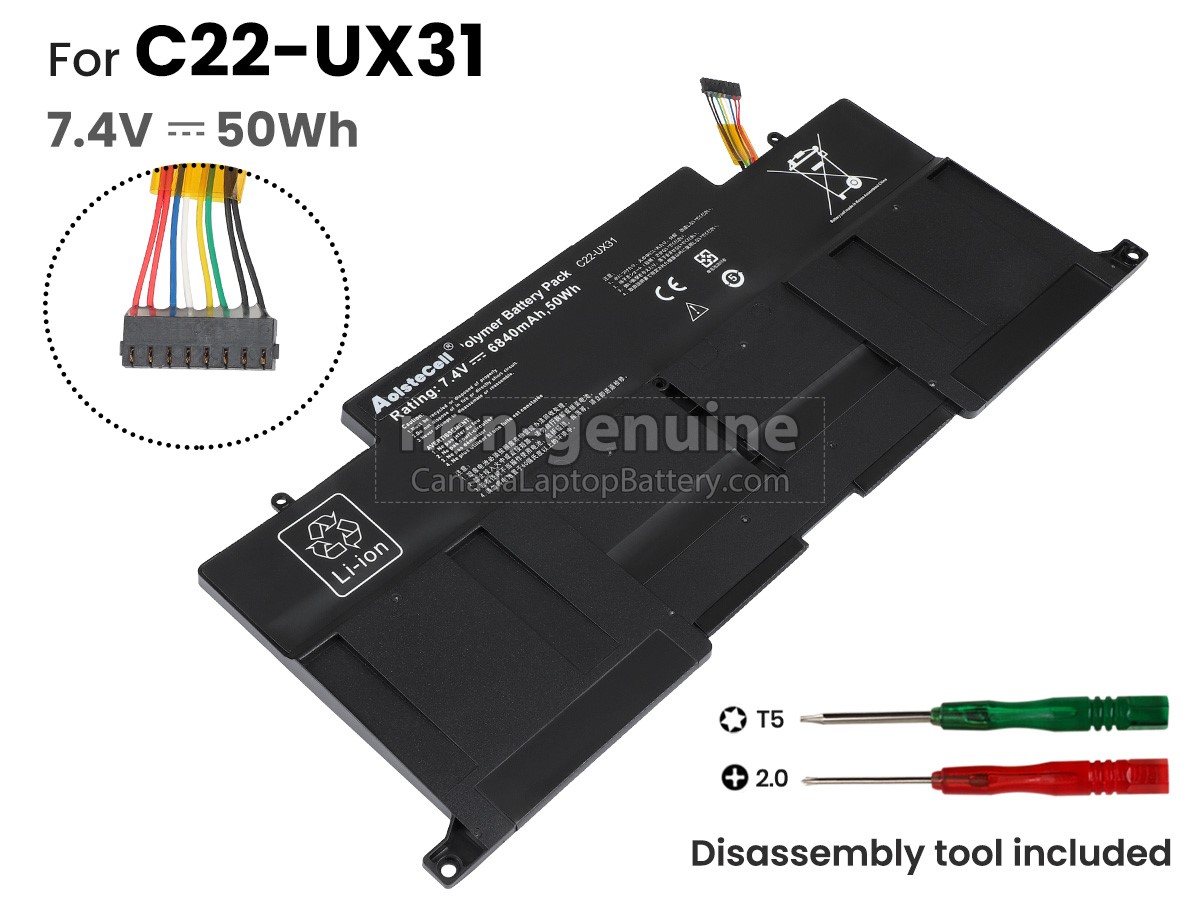 replacement Asus 0B200-00020000 battery