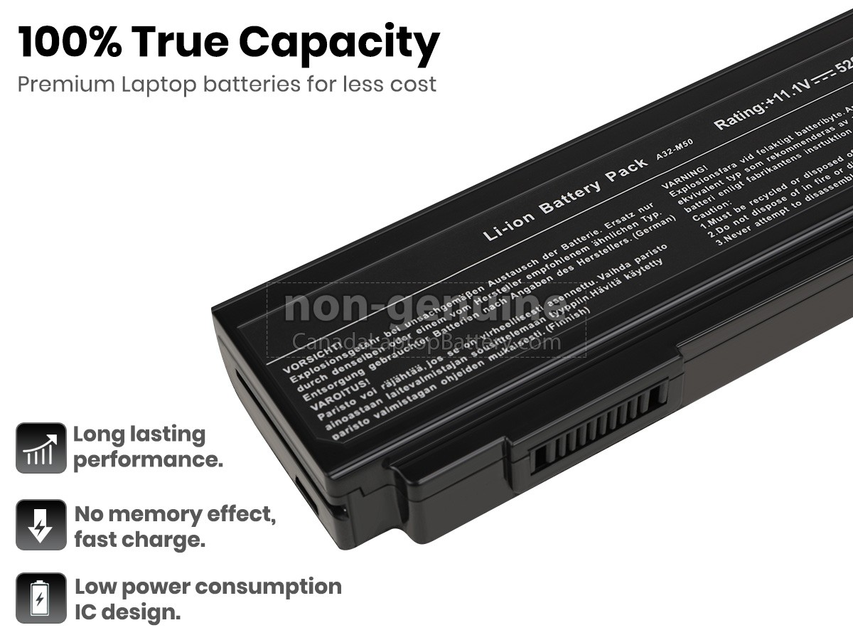replacement Asus N53J battery