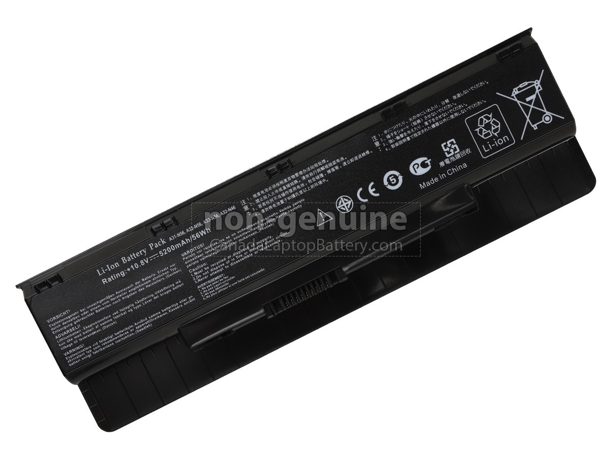 replacement Asus N56VM battery