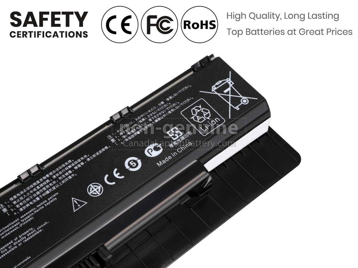 replacement Asus N56VM battery