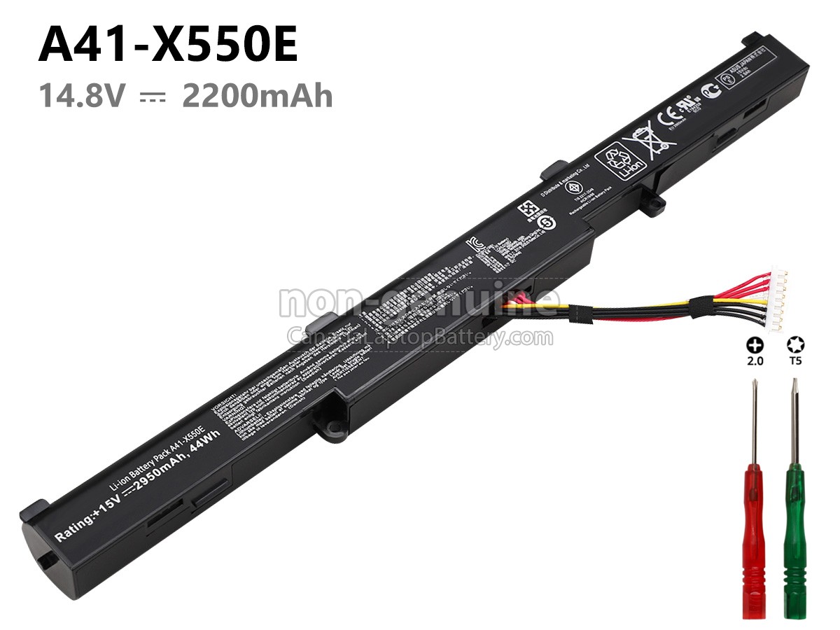 replacement Asus X450JN-3D battery
