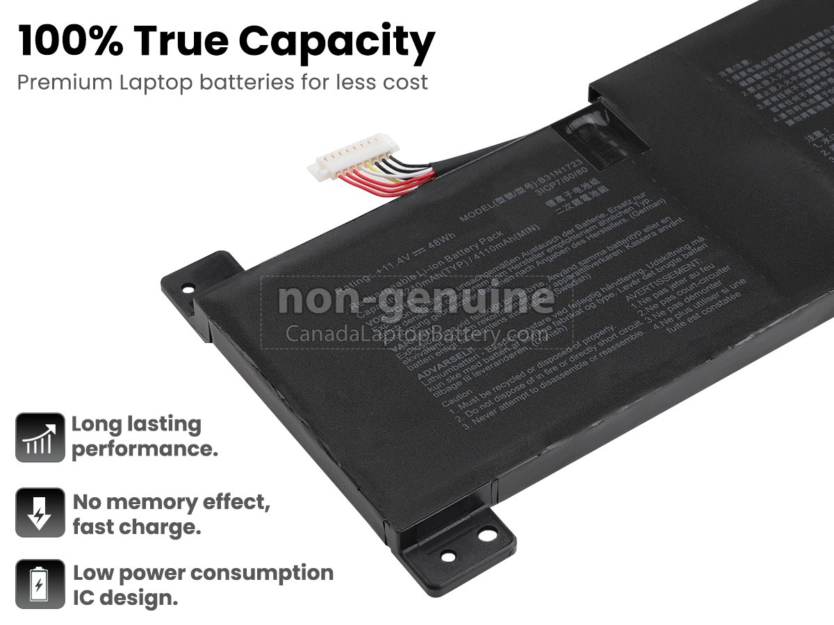 replacement Asus VivoBook X570UD battery