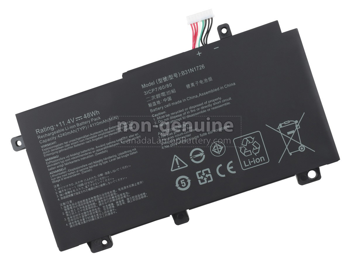 Asus TUF GAMING F15 FX506LIHN081T long life replacement battery Canada Laptop Battery