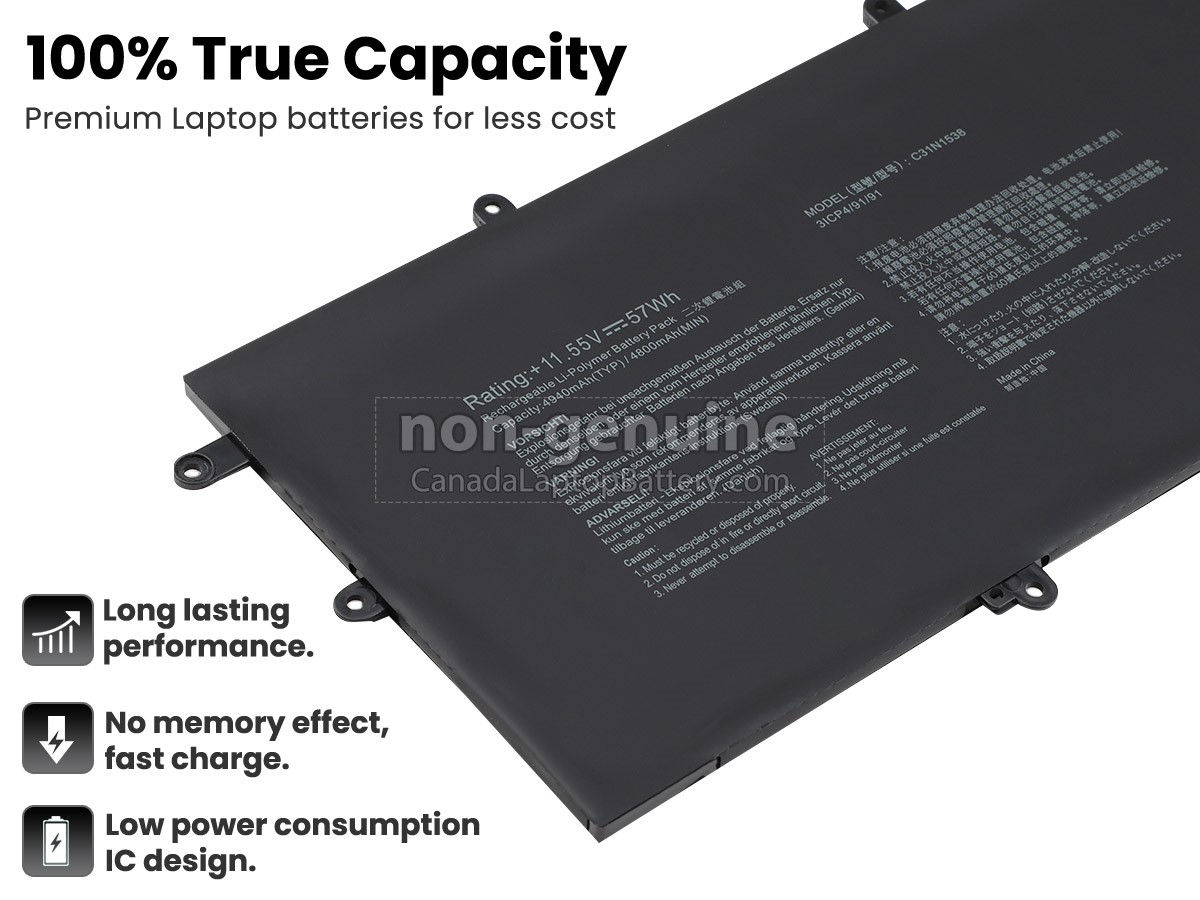 replacement Asus ZenBook Flip UX360UAK-BB285T battery