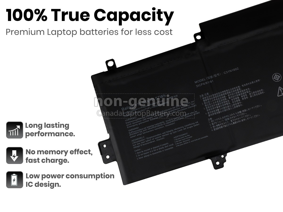 replacement Asus 0B200-02090300 battery