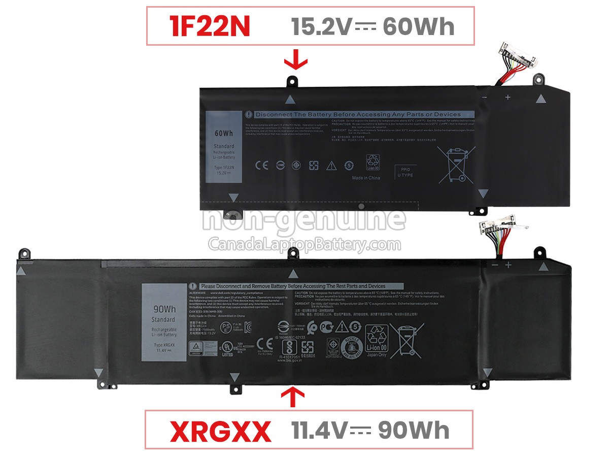 replacement Dell XRGXX battery