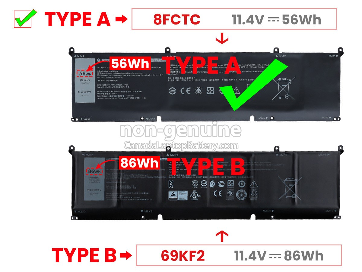 Dell G7 15 7500 long life replacement battery | Canada Laptop Battery