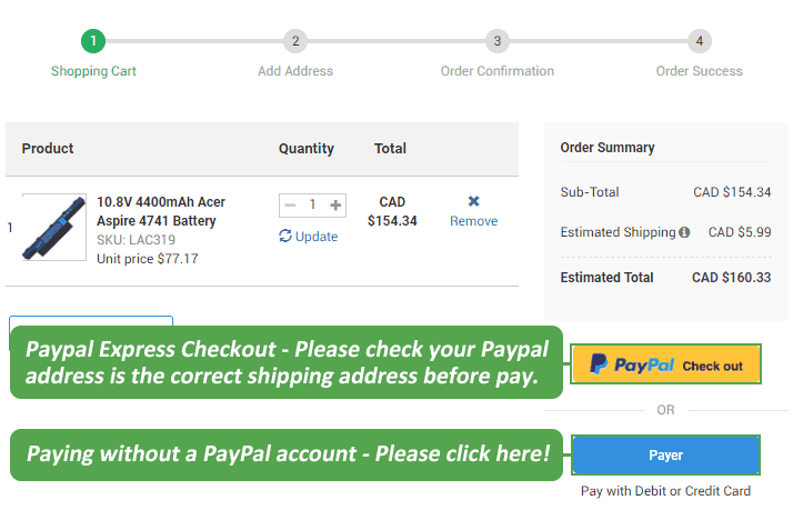 shopping cart