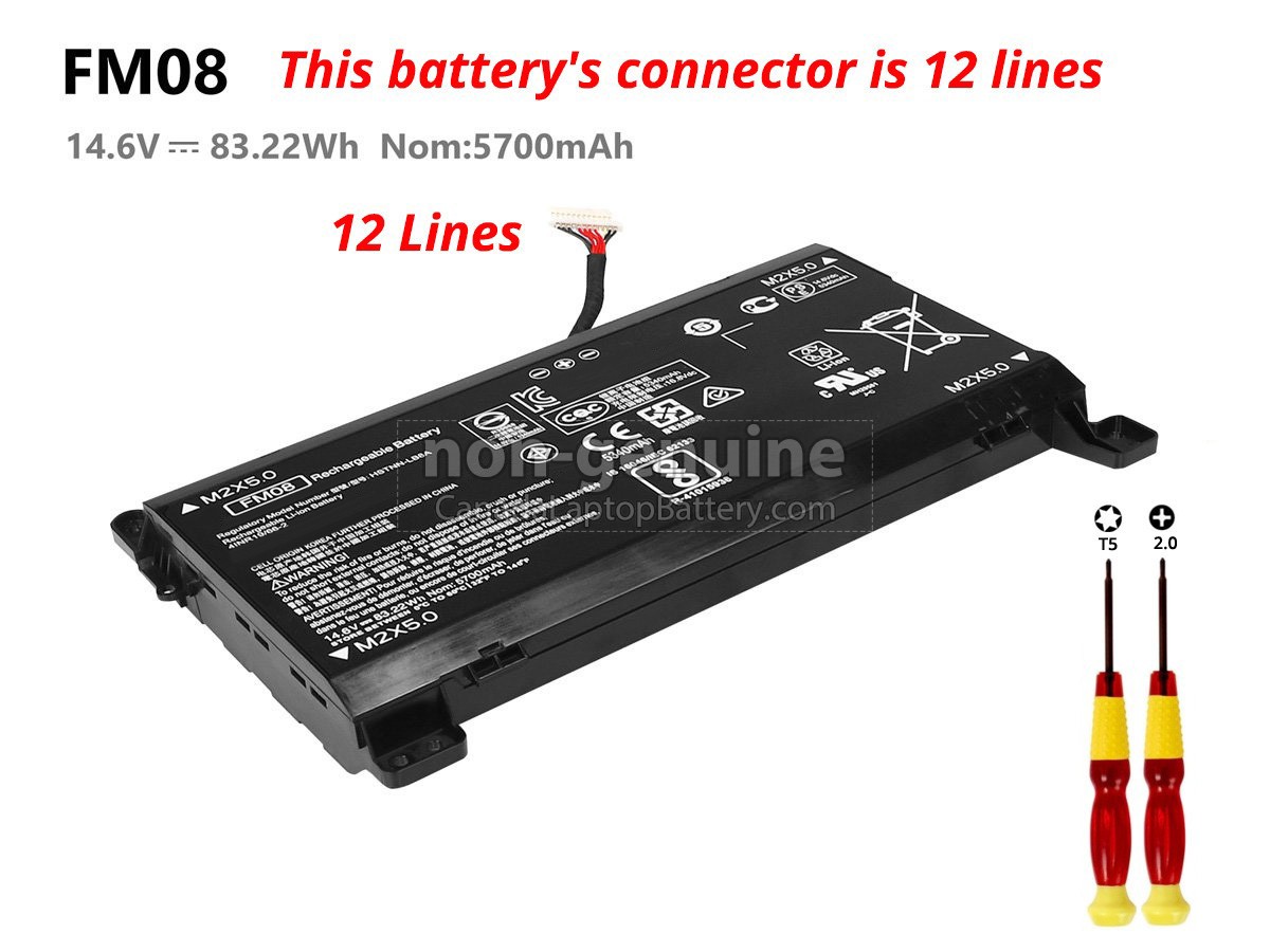 replacement HP Omen 17-AN103NC battery