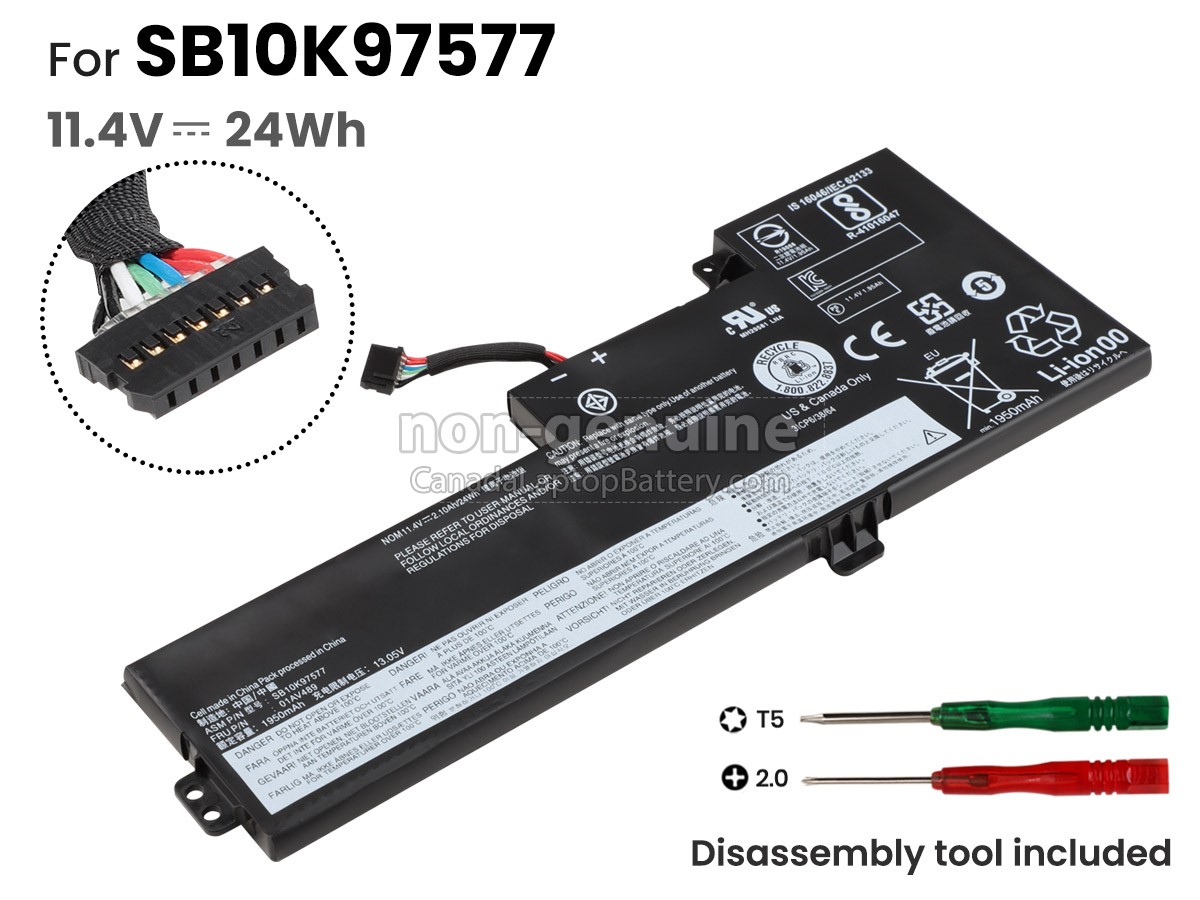 replacement Lenovo ThinkPad T480 battery