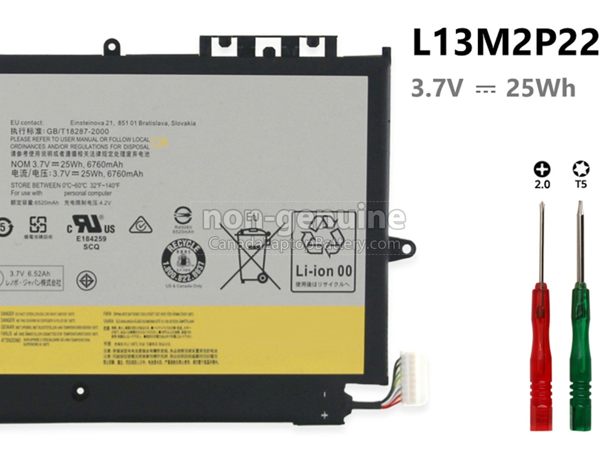 replacement Lenovo L13N2P21(1ICP4/83/102-2) battery