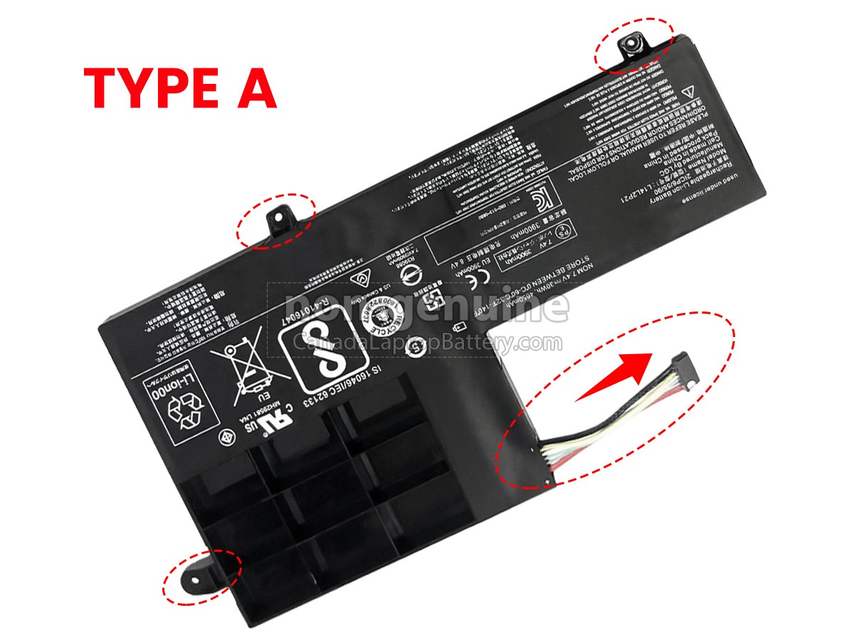 replacement Lenovo YOGA 500-14IHW battery