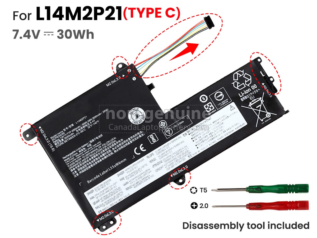 replacement Lenovo YOGA 500-14IHW battery