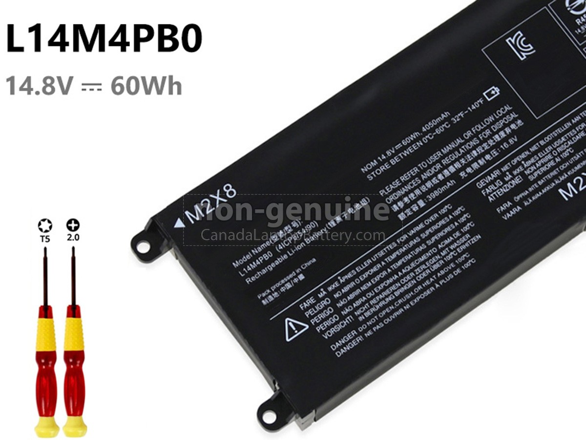 replacement Lenovo L14S4PB0 battery