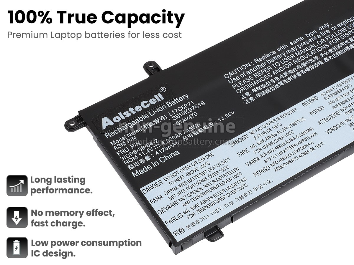 replacement Lenovo ThinkPad X280-20KF battery