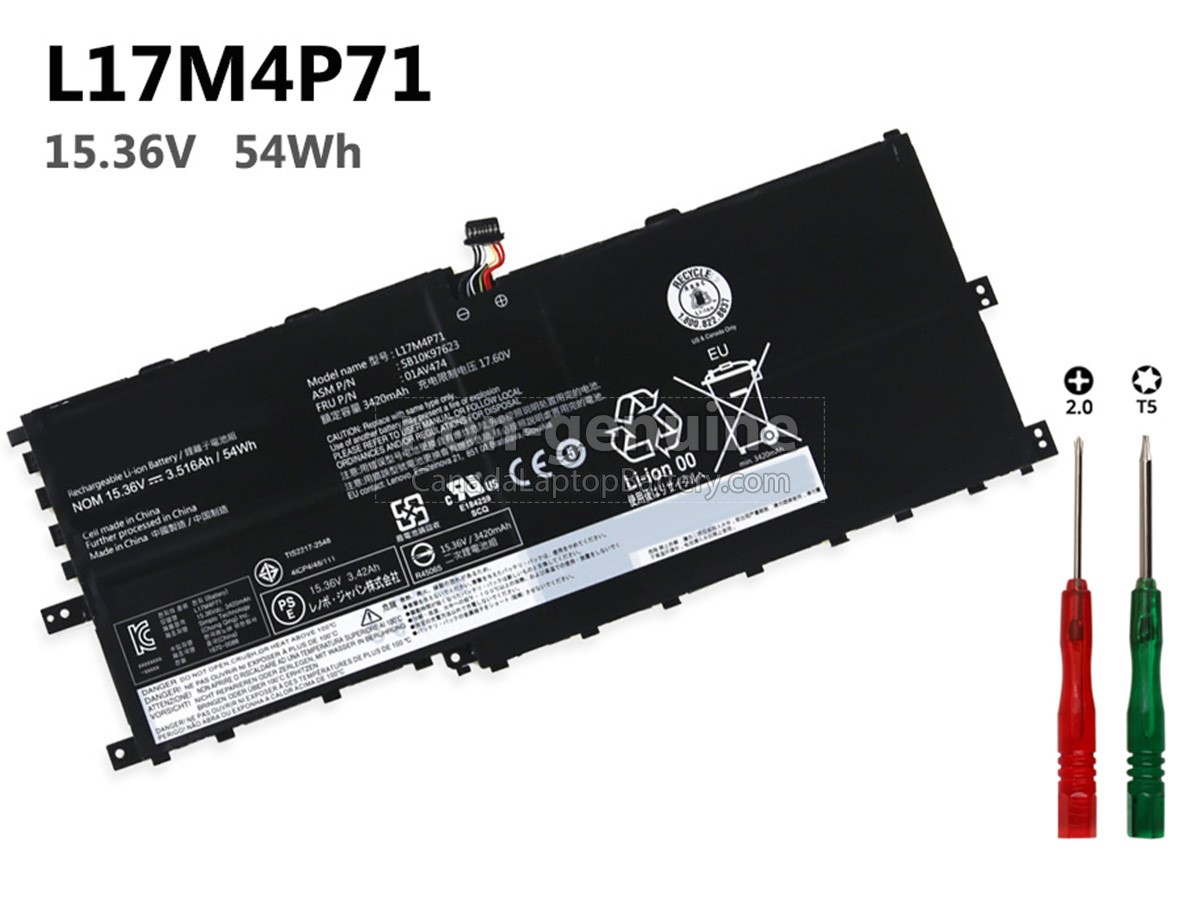 Lenovo 01AV475 long life replacement battery Canada Laptop Battery