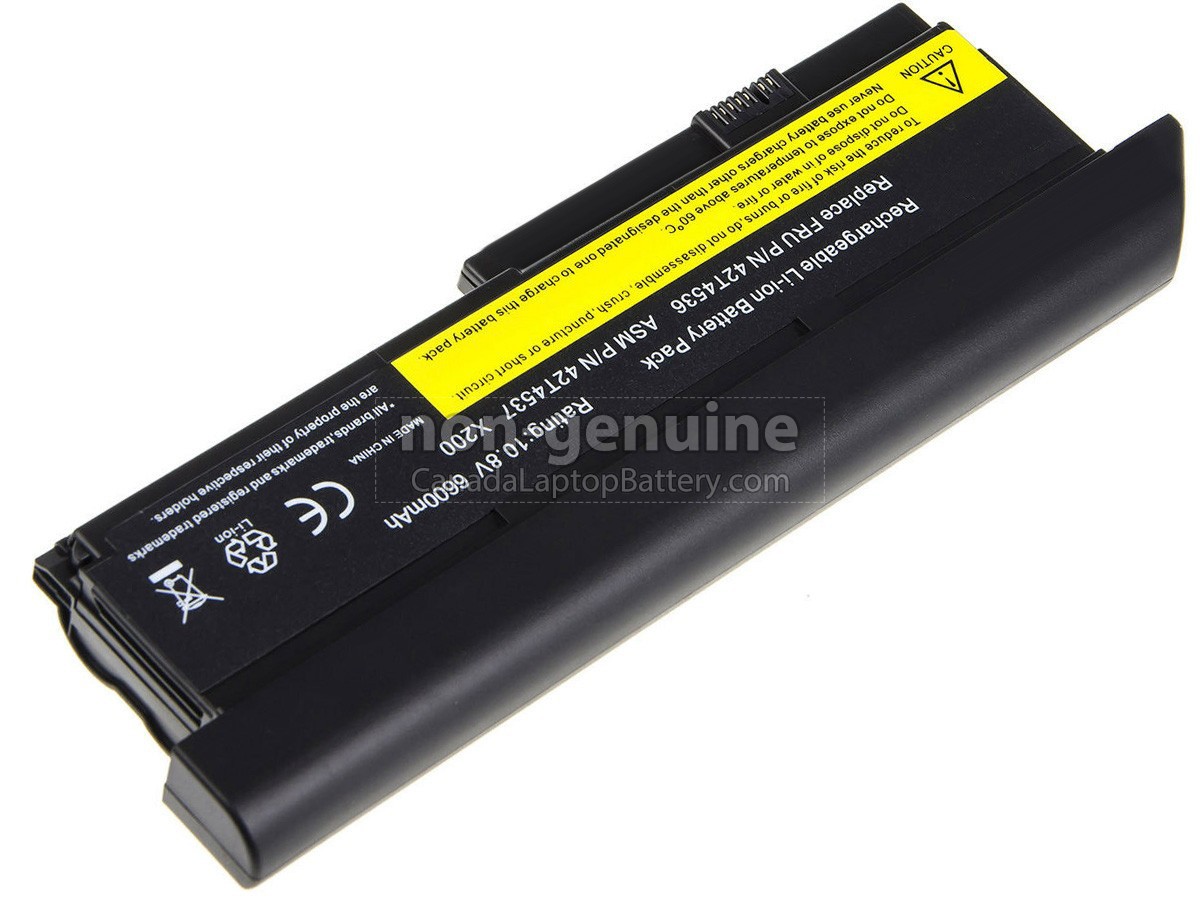 replacement Lenovo 42T4543 battery