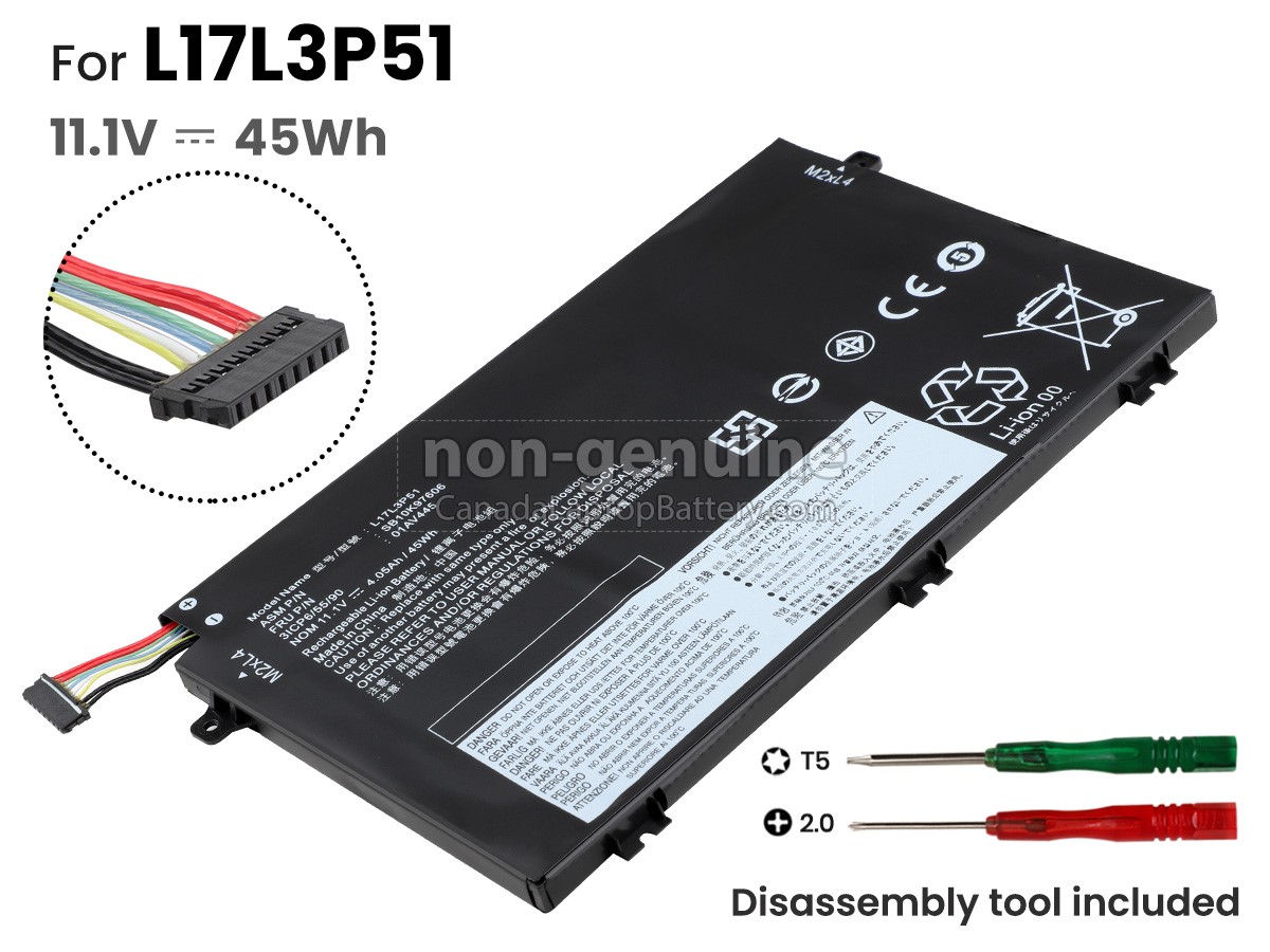 Lenovo ThinkPad E480 long life replacement battery | Canada Laptop