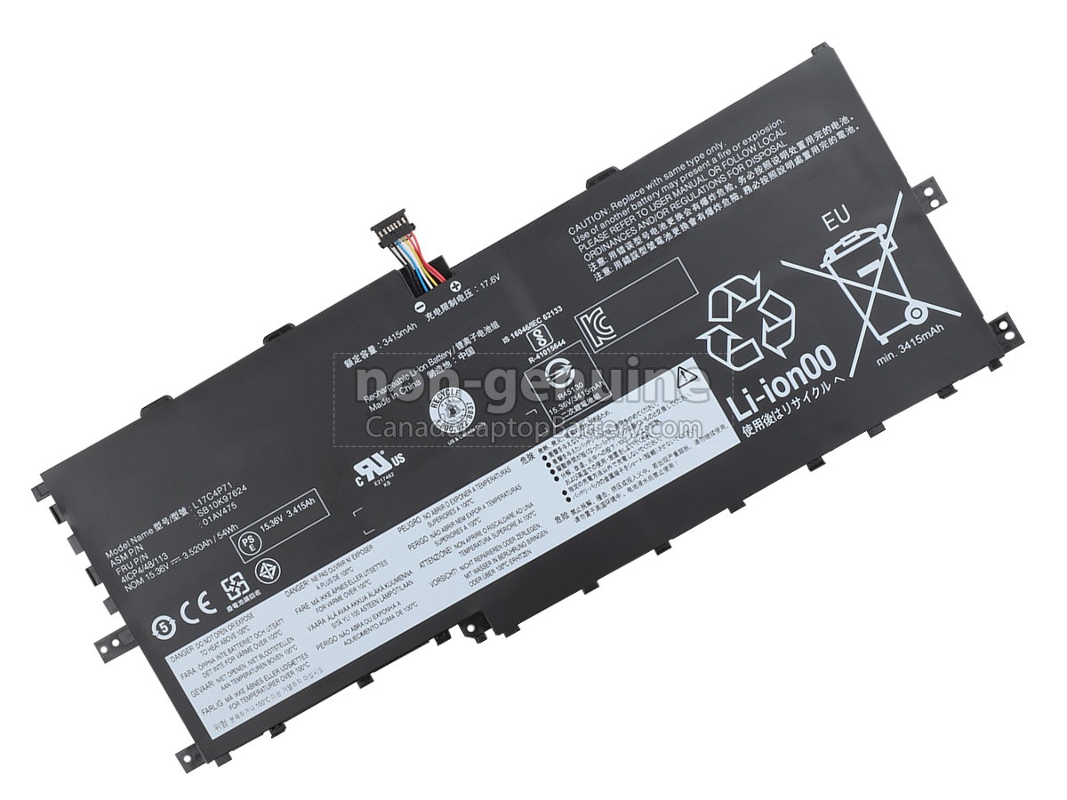 replacement Lenovo ThinkPad X1 YOGA 3RD GEN battery