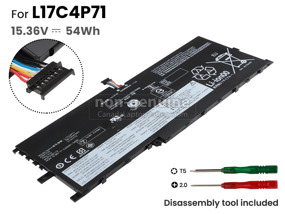 replacement Lenovo 01AV474 battery