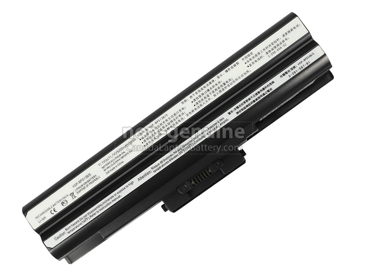replacement Sony VGP-BPS21A/B battery
