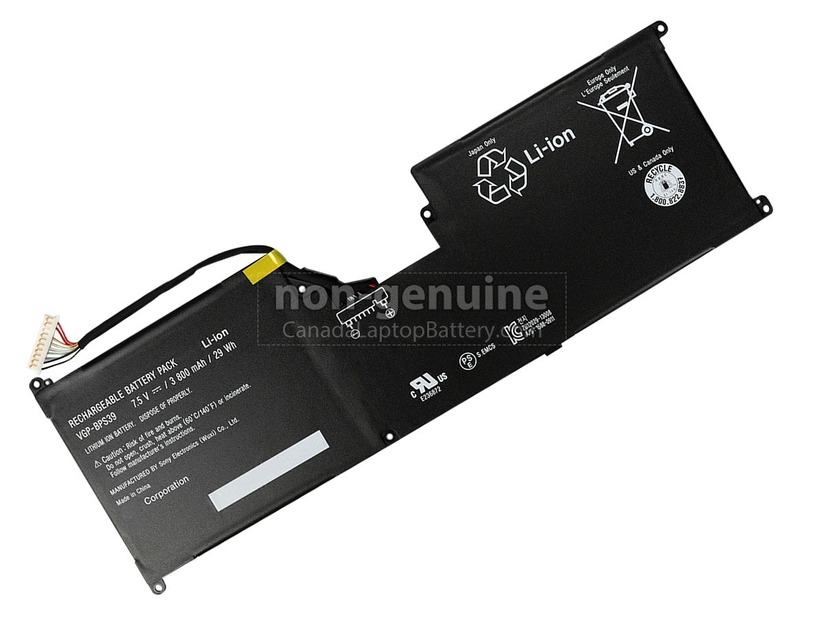 replacement Sony VAIO SVT1122G4EB battery