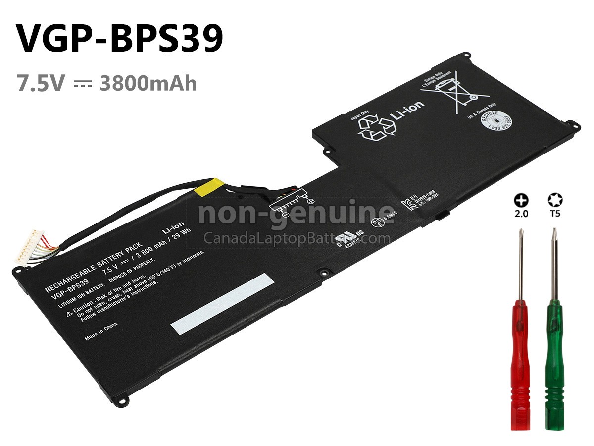 replacement Sony VAIO SVT1122G4EB battery