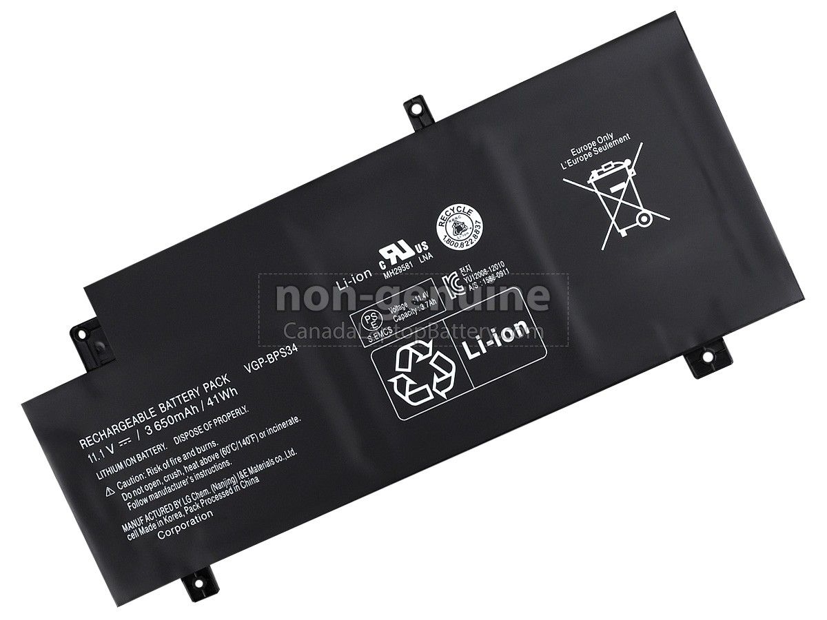 replacement Sony SVF14A15CLS battery