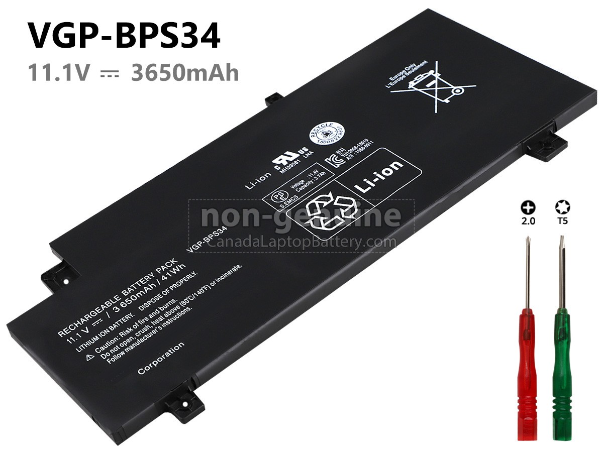 replacement Sony SVF15A1SGC battery