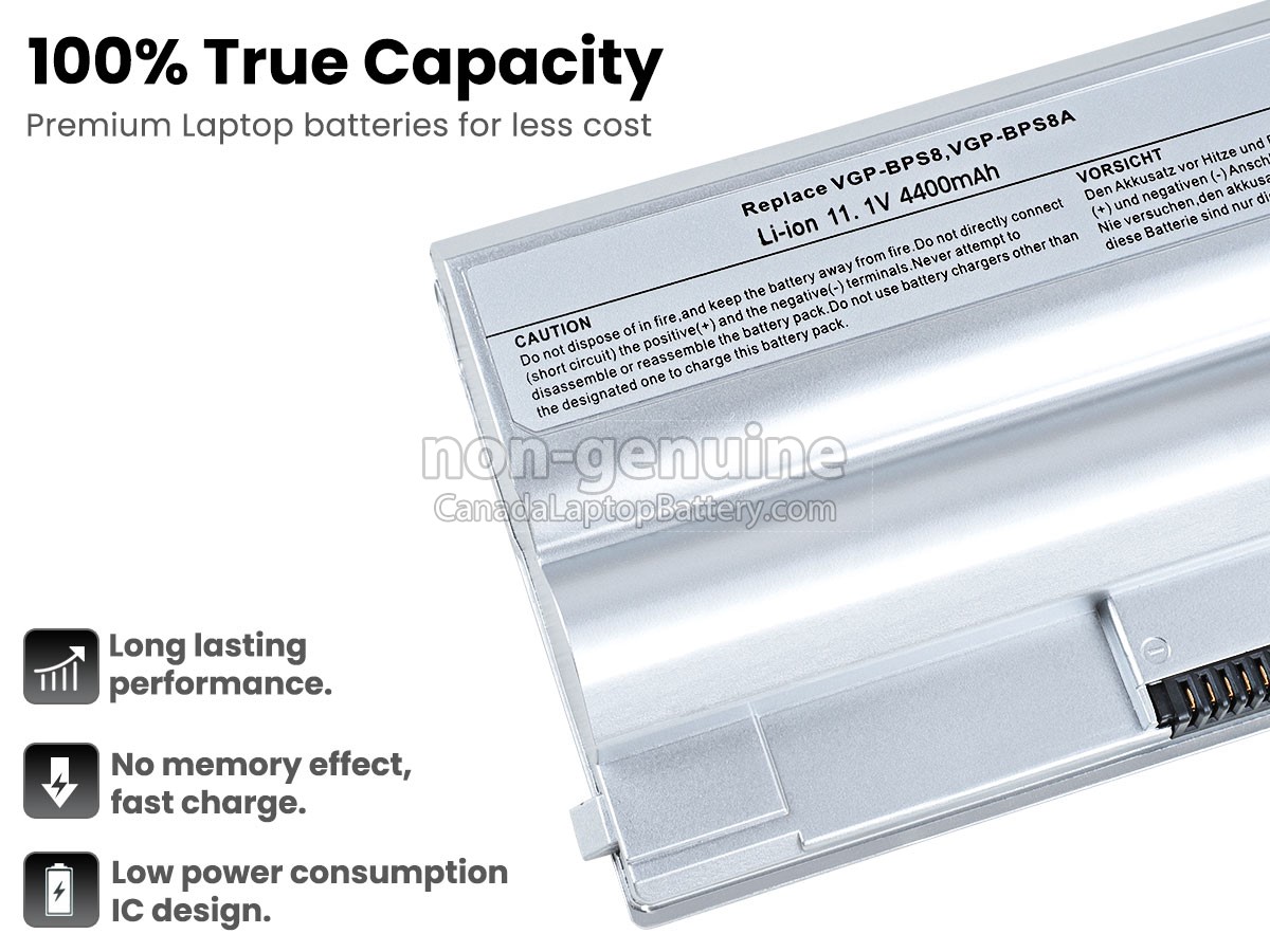 replacement Sony VAIO VGN-FZ445EB battery